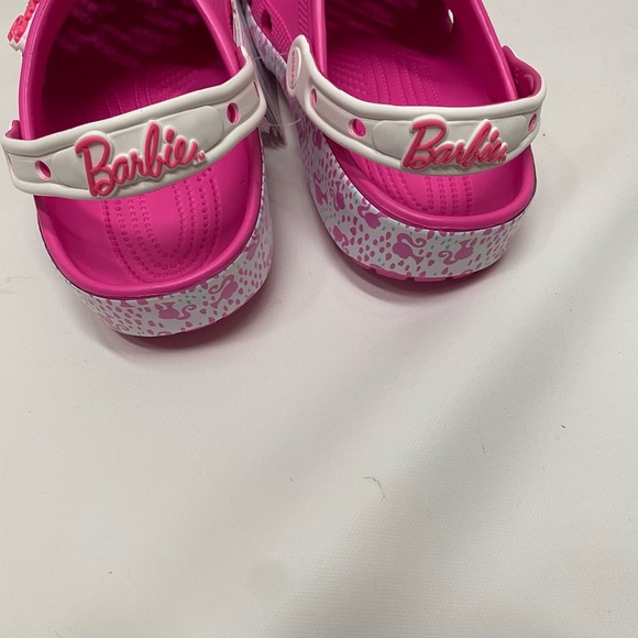 NWT Crocs Women's Limited Edition Barbie Classic Clog - Electric Pink sz 8 - Picture 6 of 8